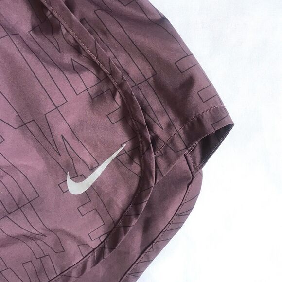 Nike DD4943 Run Division Dri-Fit Packable Running Shorts Womens S Wine AOP NWOT - Picture 3 of 12